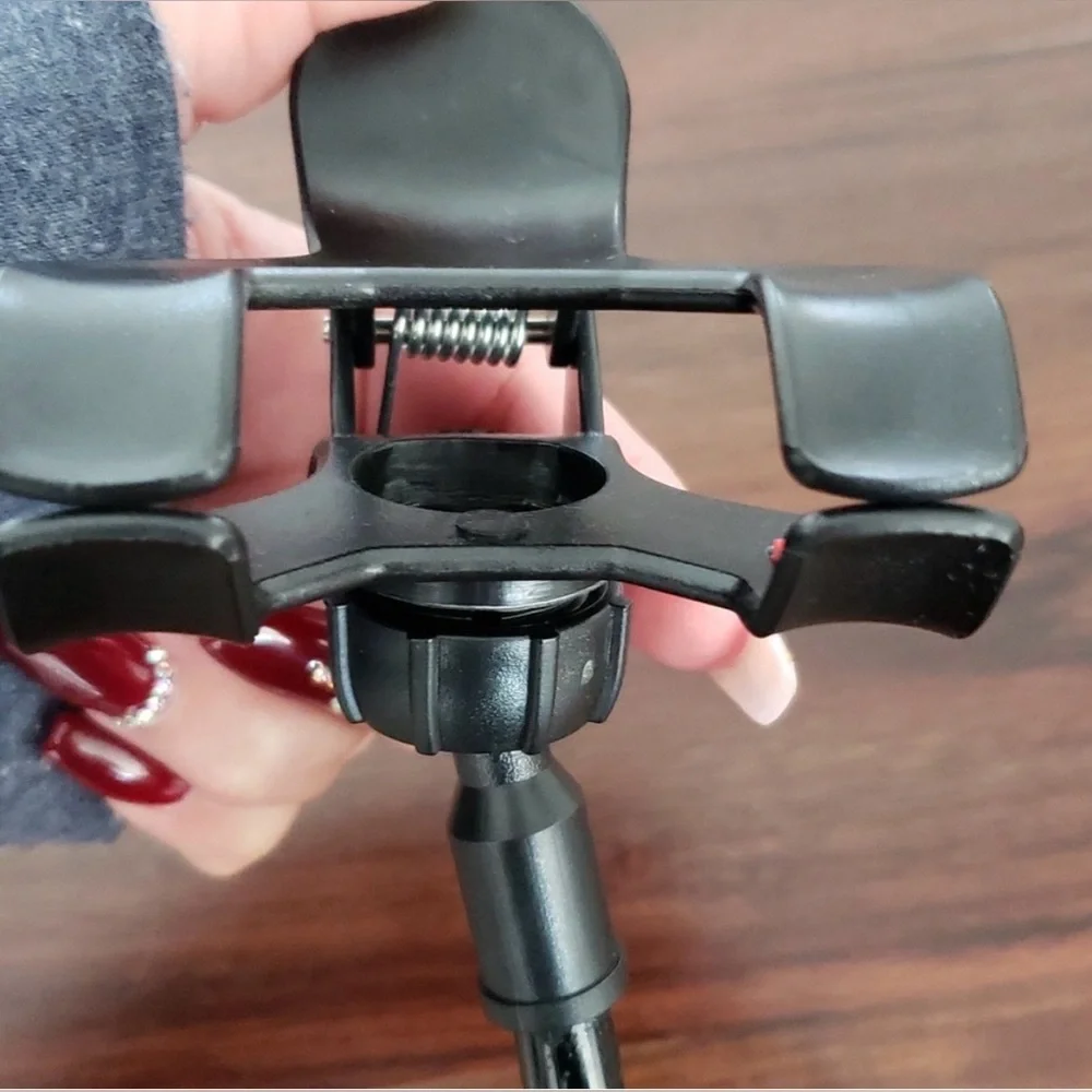PHONE HOLDER, Flexible, Black, EUC